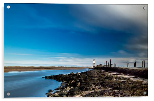 Crossing Lindisfarne Acrylic by Naylor's Photography