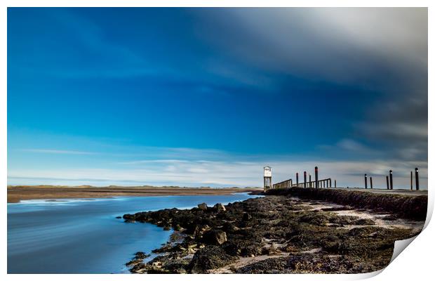 Crossing Lindisfarne Print by Naylor's Photography