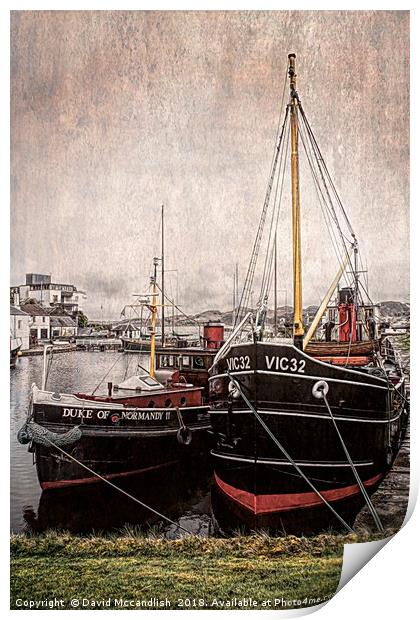 Boats with History                         Print by David Mccandlish