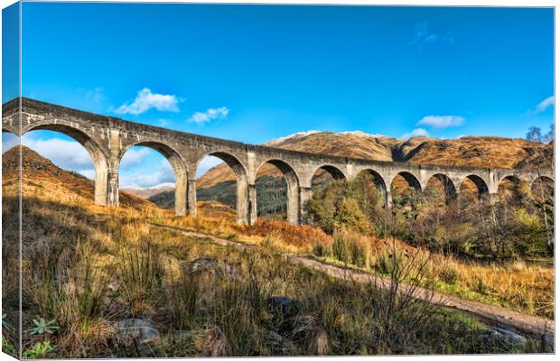 Glenfinnan Viaduct  Canvas Print by Valerie Paterson
