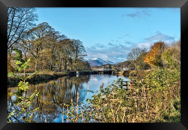 Caledonian Canal Framed Print by Valerie Paterson