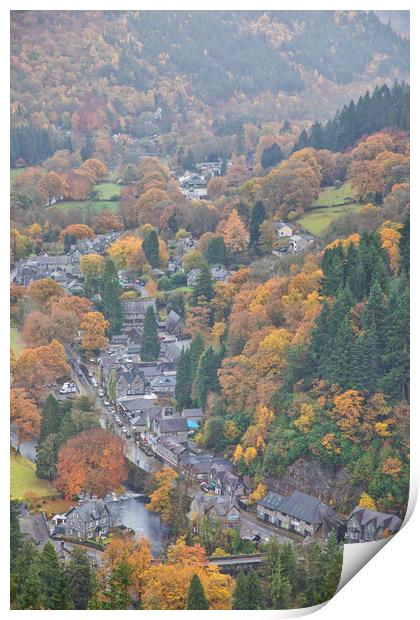 Betws y Coed Print by Rory Trappe