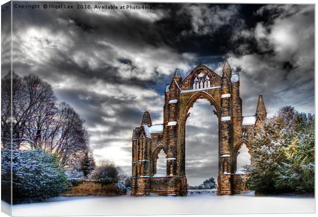 Chilling Priory Canvas Print by Nigel Lee