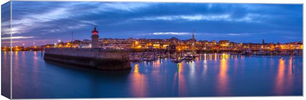 Ramsgate Seafront Panoramic Canvas Print by Stewart Mckeown