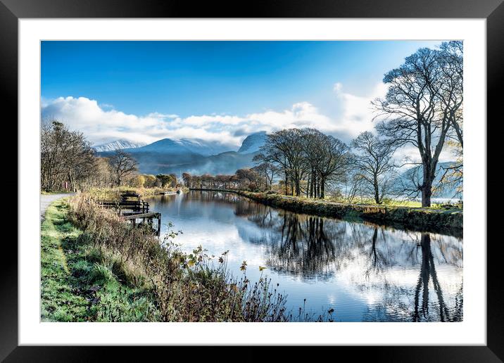 Caledonian Canal  Framed Mounted Print by Valerie Paterson