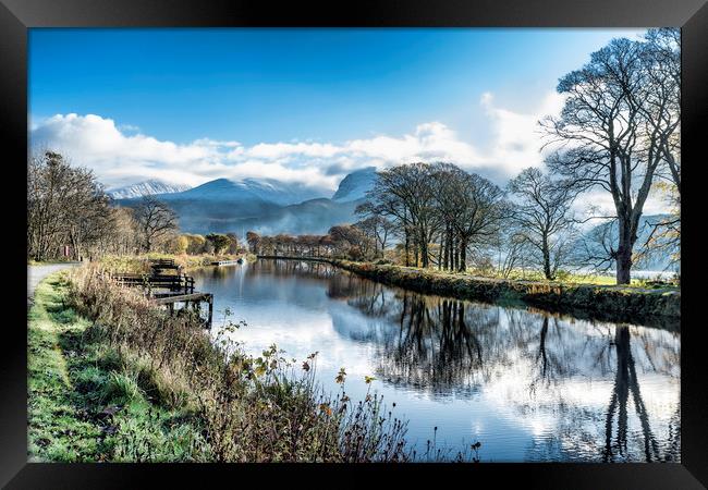 Caledonian Canal  Framed Print by Valerie Paterson