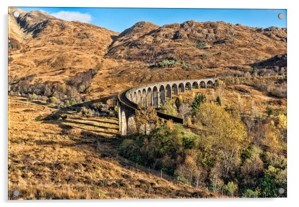 Glenfinnan Viaduct  Acrylic by Valerie Paterson