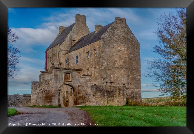 Midhope Castle (aka Lallybroch) Framed Print by Douglas Milne