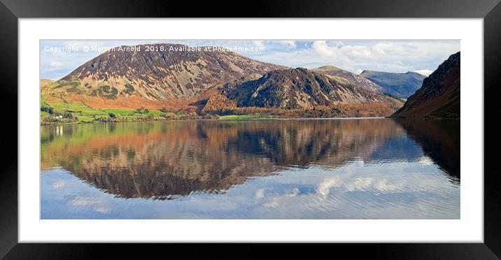 Ennerdale Water and Herdus Fell Framed Mounted Print by Martyn Arnold