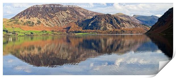 Ennerdale Water and Herdus Fell Print by Martyn Arnold