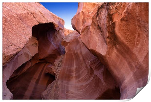 Antelope Canyon rock formation in Arizona  Print by Thomas Baker