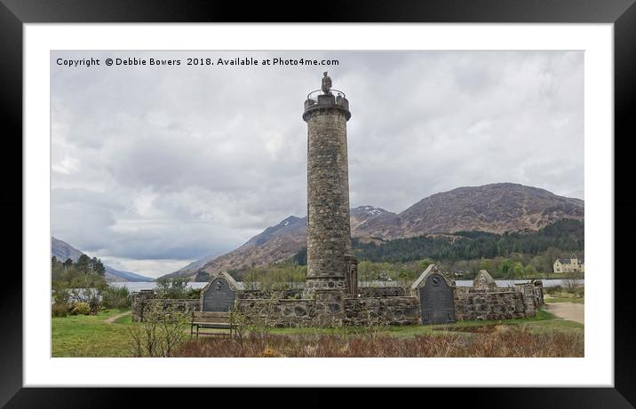 Glenfinnan Monument  Framed Mounted Print by Lady Debra Bowers L.R.P.S