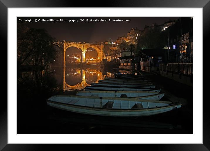 Night at  Knaresborough 5 Framed Mounted Print by Colin Williams Photography