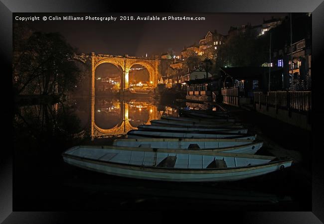 Night at  Knaresborough 5 Framed Print by Colin Williams Photography
