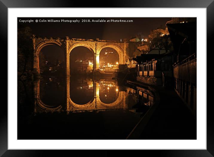 Night at  Knaresborough 6 Framed Mounted Print by Colin Williams Photography