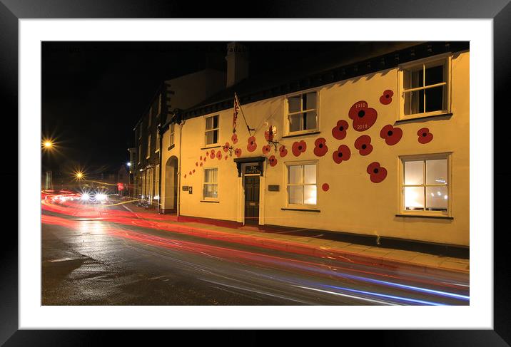 Night at  Knaresborough The Poppy House Framed Mounted Print by Colin Williams Photography