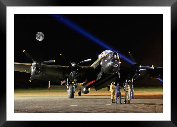  Just Jane A Bombers Moon Framed Mounted Print by Colin Williams Photography