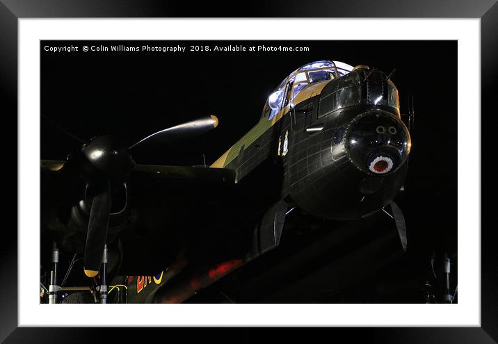 Just Jane at Night 1 Framed Mounted Print by Colin Williams Photography