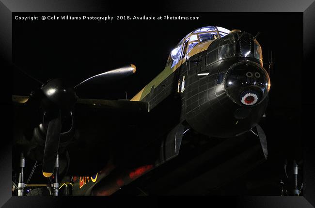 Just Jane at Night 1 Framed Print by Colin Williams Photography
