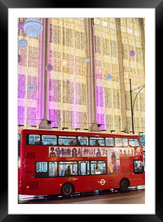 London Lights Framed Mounted Print by Graham Custance