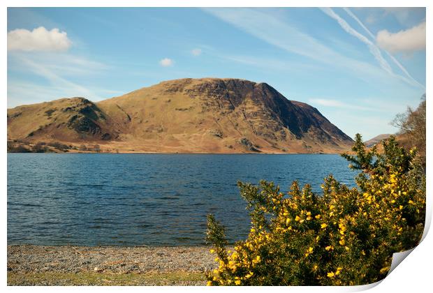 Crummock Water in Springtime Print by graham young