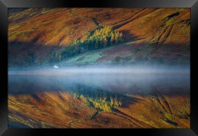  Autumn Mist Buttermere Framed Print by Paul Andrews