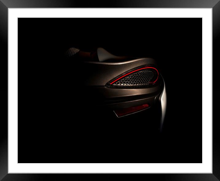 McLaren fine art Framed Mounted Print by Dave Wragg