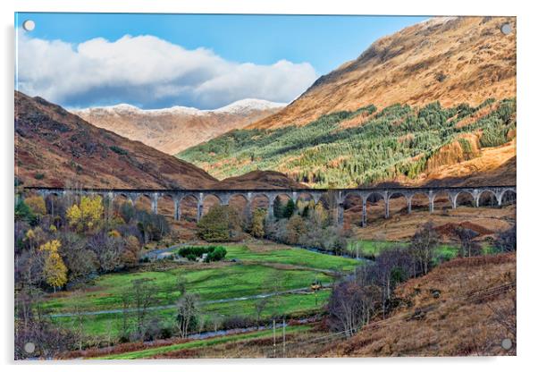 Glenfinnan Viaduct  Acrylic by Valerie Paterson