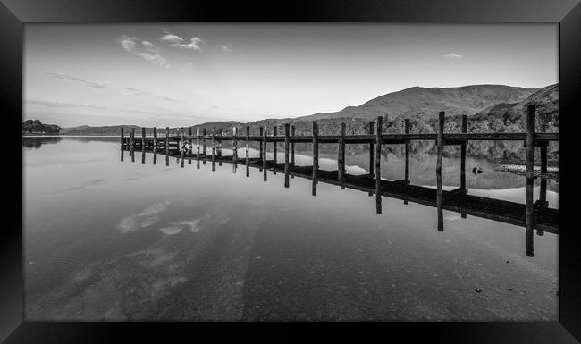 Pier view Framed Print by Jonathon barnett