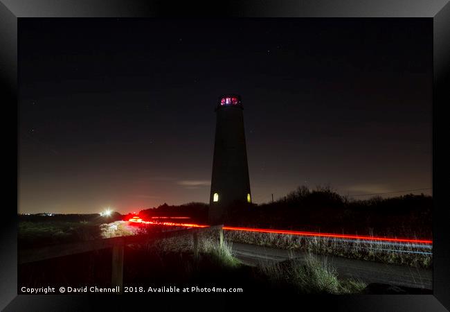 Leasowe Lighthouse  Framed Print by David Chennell