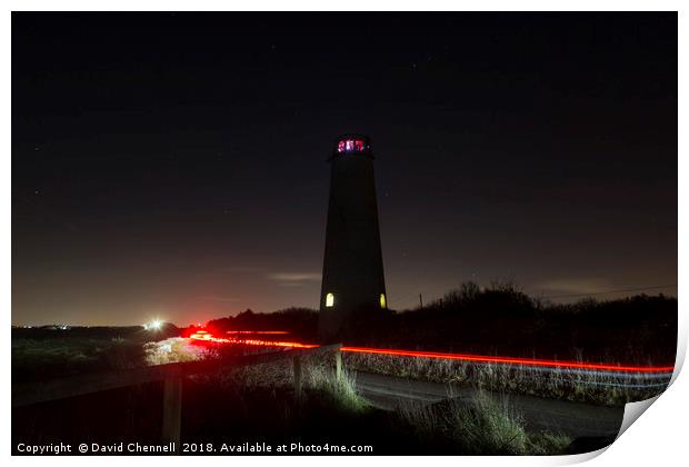 Leasowe Lighthouse  Print by David Chennell