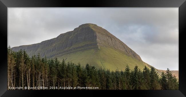 Ben Bulben Mountain Framed Print by David O'Brien