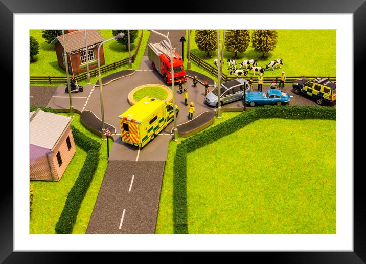 Emergency Response 1 Framed Mounted Print by Steve Purnell