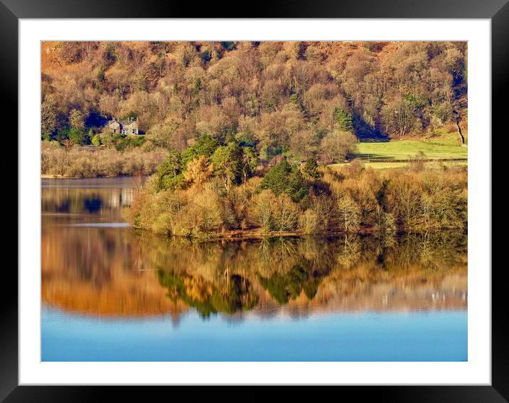 Rydal Water  Framed Mounted Print by Victor Burnside