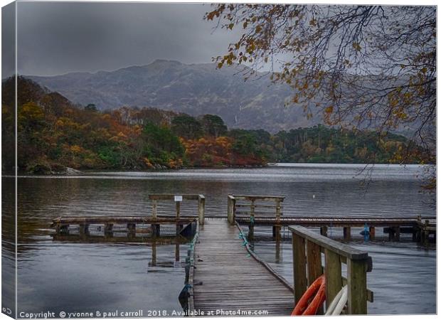 Loch Morar in the autumn Canvas Print by yvonne & paul carroll