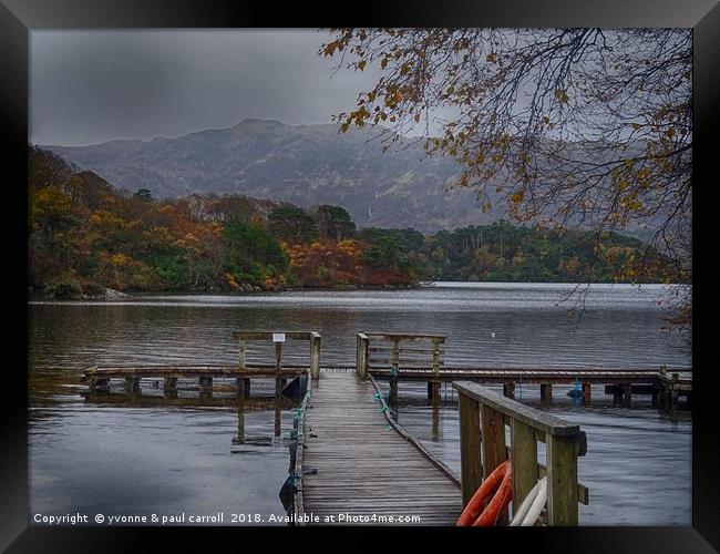 Loch Morar in the autumn Framed Print by yvonne & paul carroll