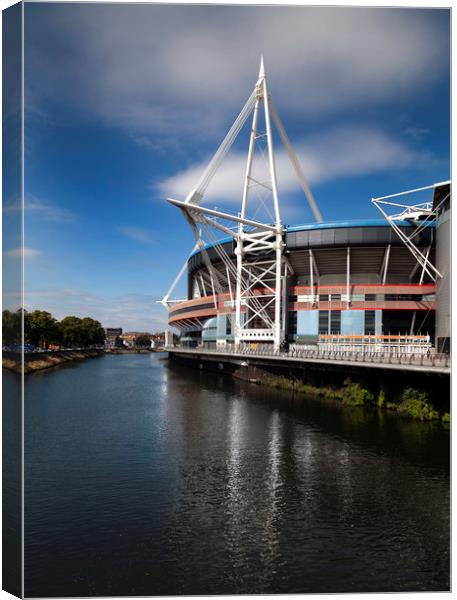 Principality Stadium South Wales Canvas Print by Leighton Collins