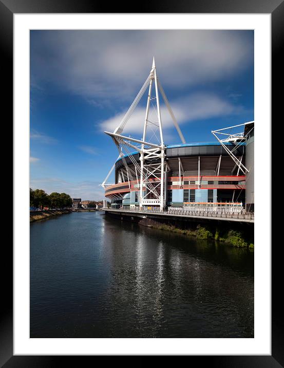 Principality Stadium South Wales Framed Mounted Print by Leighton Collins