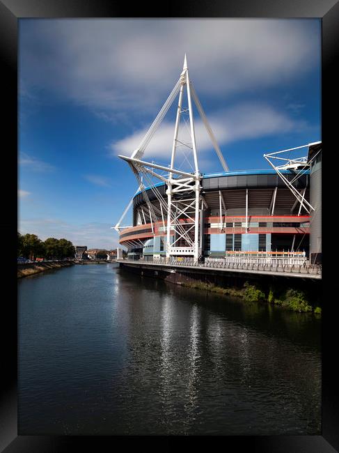Principality Stadium South Wales Framed Print by Leighton Collins
