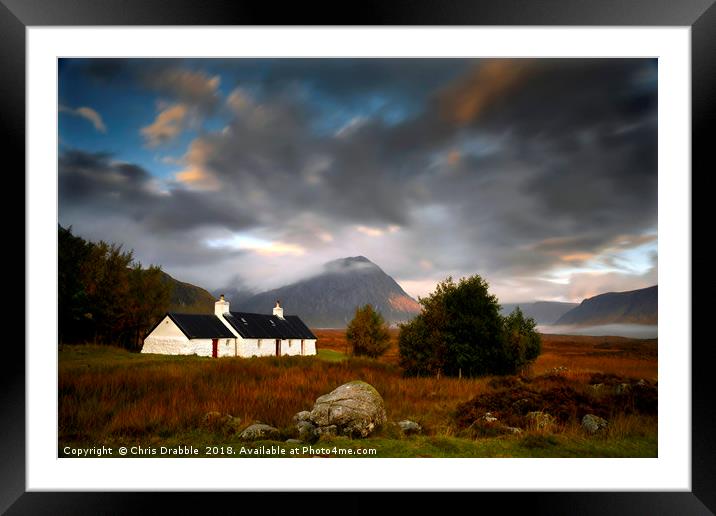 Dawn at Black Rock Cottage                         Framed Mounted Print by Chris Drabble
