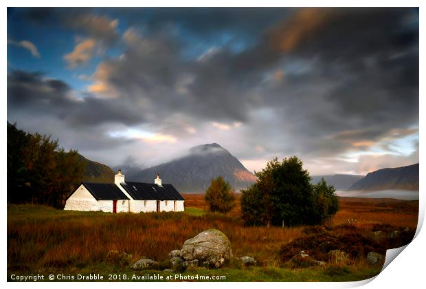 Dawn at Black Rock Cottage                         Print by Chris Drabble