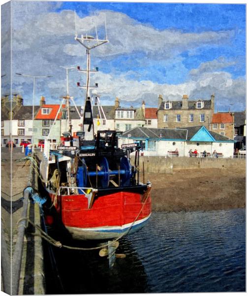 anstruther fife scotland Canvas Print by dale rys (LP)