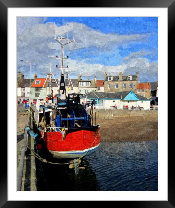 anstruther fife scotland Framed Mounted Print by dale rys (LP)