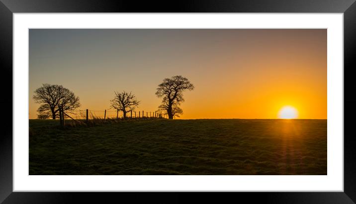 A New Day Dawns Framed Mounted Print by Clive Eariss