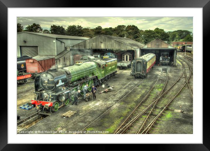 Tornado at Wansford  Framed Mounted Print by Rob Hawkins