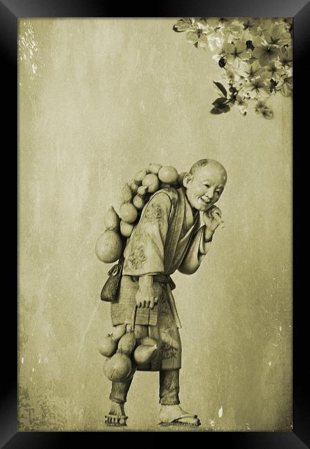 The Gourd Carrier Framed Print by Jacqi Elmslie