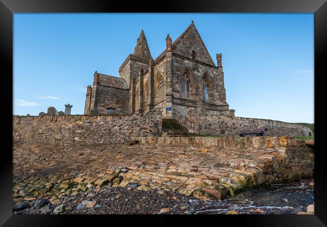 The Auld Kirk in St  Monans, Scotland Framed Print by George Robertson