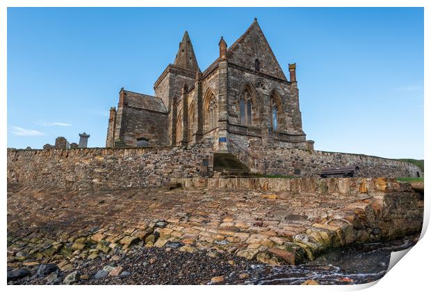 The Auld Kirk in St  Monans, Scotland Print by George Robertson