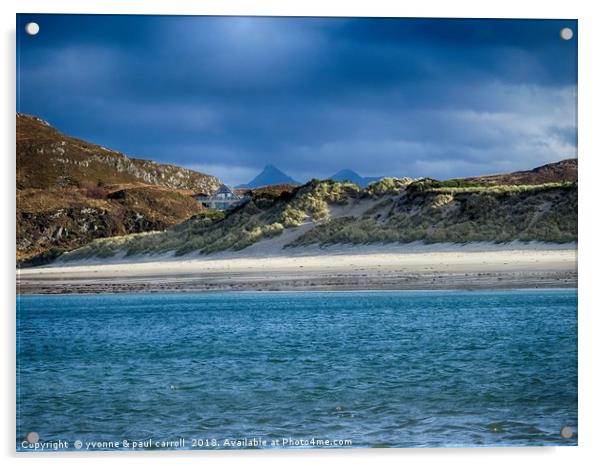 Camusdarrach Beach, near Morar, Scotland Acrylic by yvonne & paul carroll