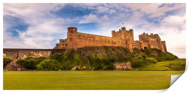 Bamburgh Beautiful Castle Print by Naylor's Photography